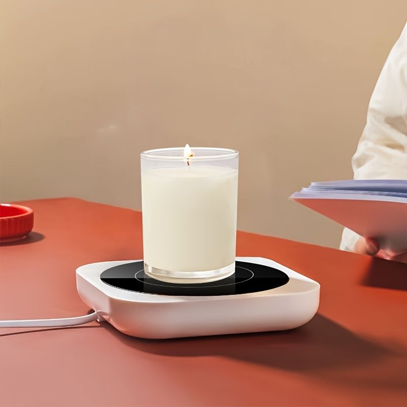 Coffee Mug Warmer For Desk; Smart Coffee Warmer Plate For Heating Milk; Tea And Hot Chocolate