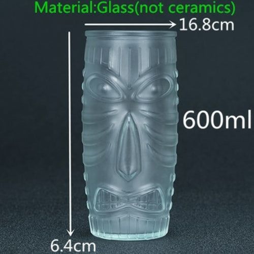 450ml Ceramic Tiki Mug Creative Porcelain Beer Wine Mug Cup Bar Tool -