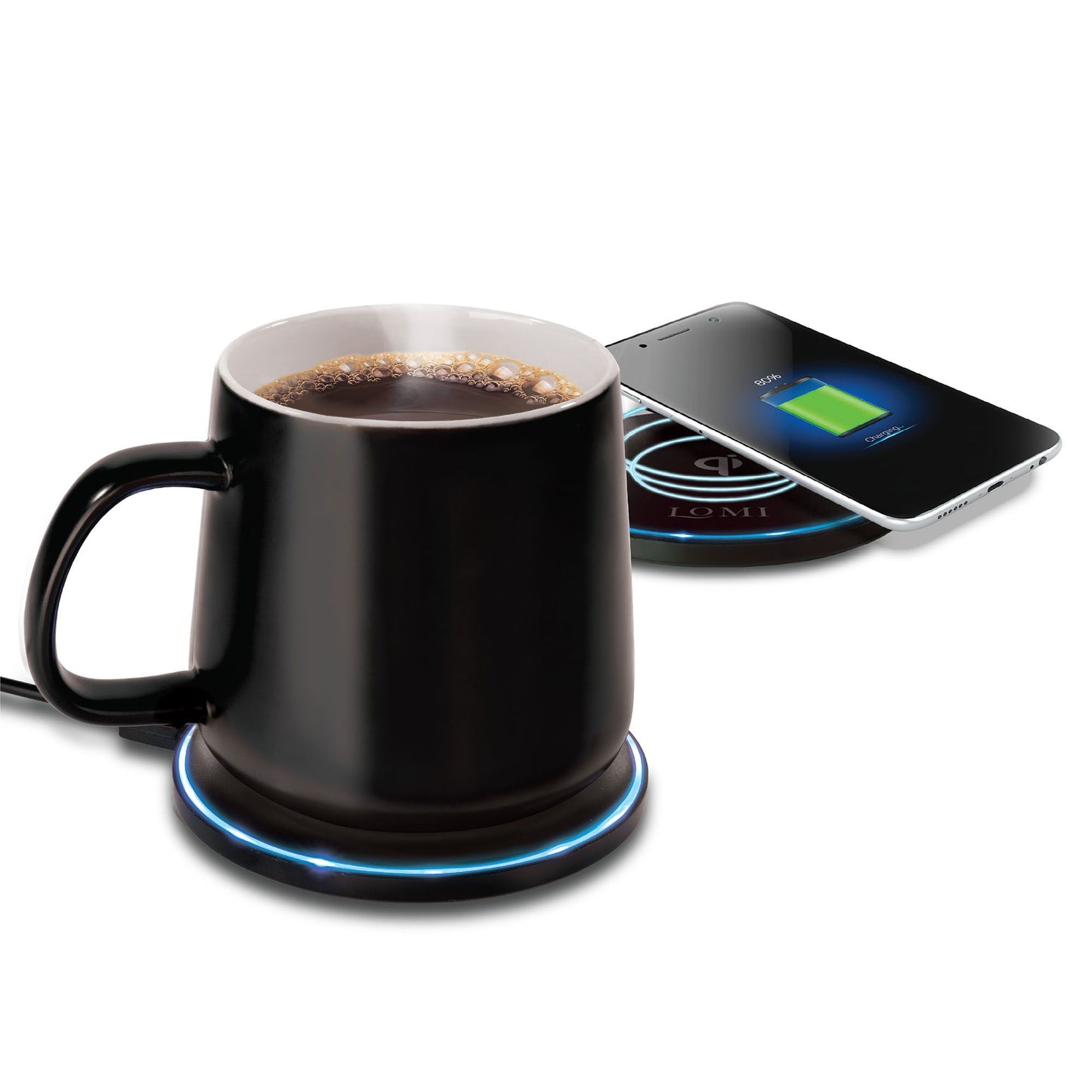 Lomi Heated Mug With Wireless Charger